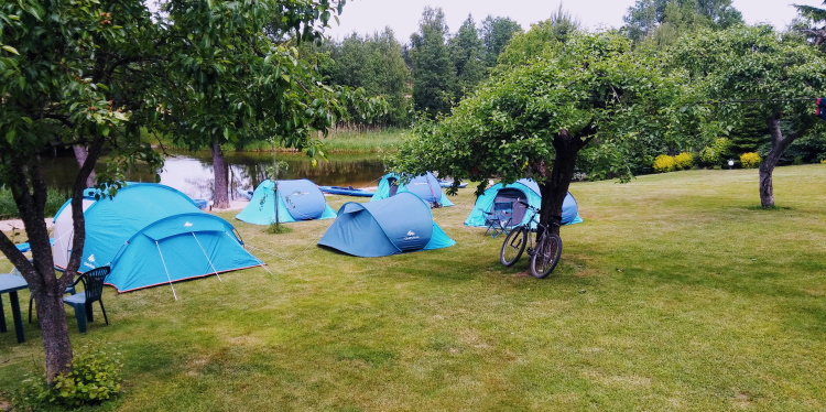 Pole namiotowe w Maćkowej Rudzie